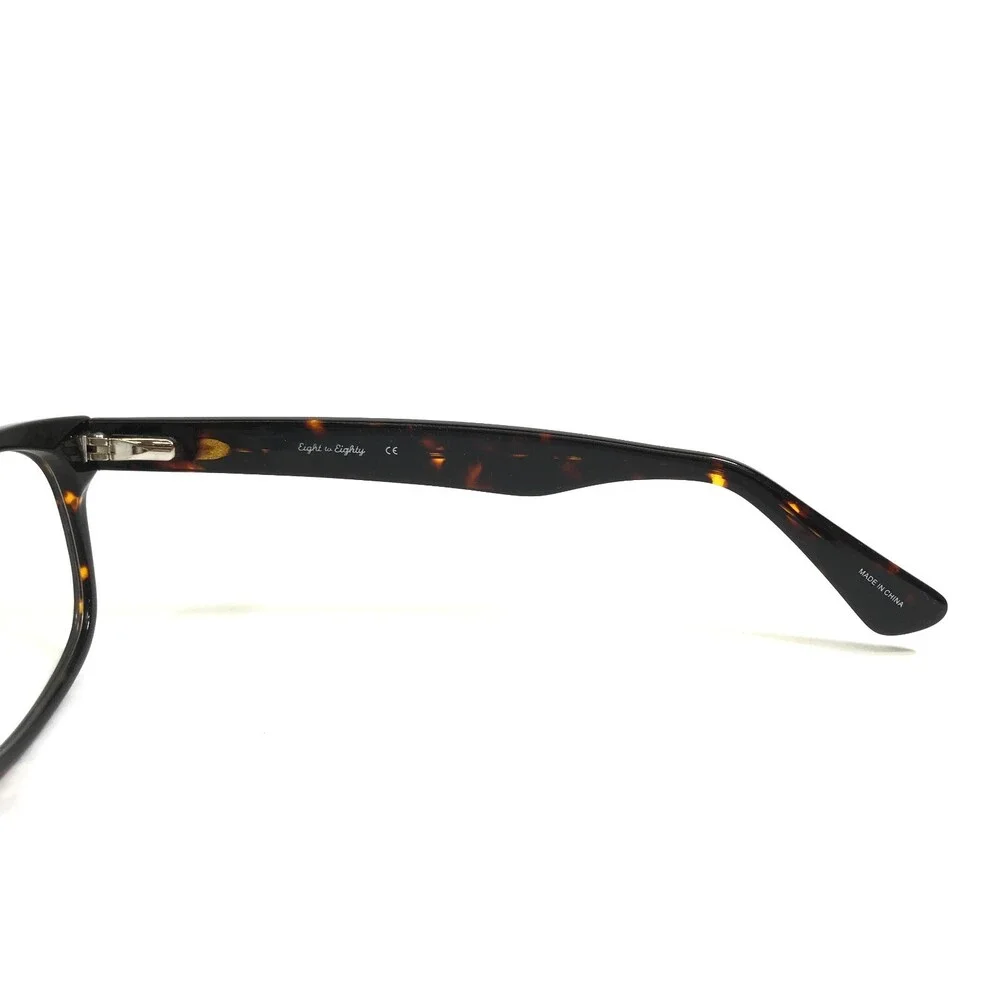 Eight to Eighty Eyeglasses Frames DONALD TORTOISE Square Full Rim 57-18-150